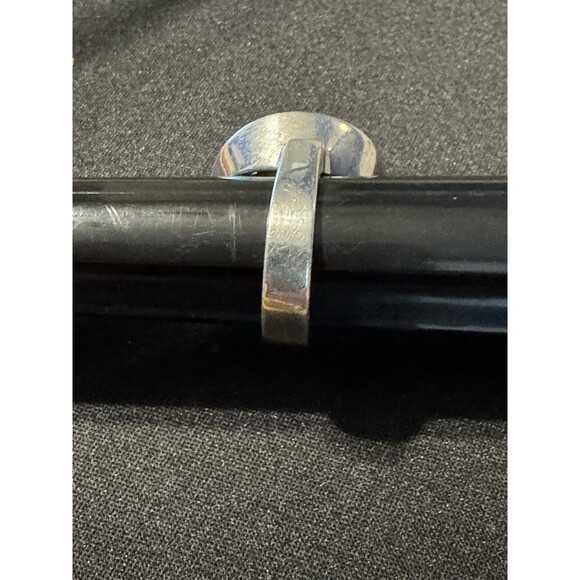 925 Signed Labradorite Brilliant Flash Ring Size 8.5 15 Grams - Picture 4 of 5